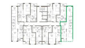 2-к квартира, вторичка, 76м2, 6/9 этаж