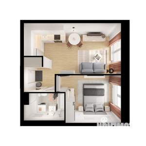 1-к квартира, вторичка, 36м2, 7/9 этаж