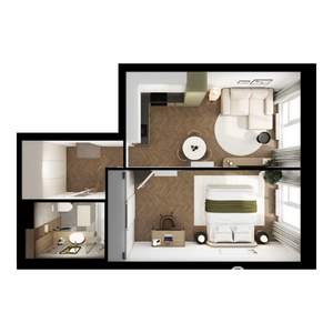 1-к квартира, вторичка, 42м2, 9/9 этаж