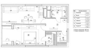 1-к квартира, вторичка, 52м2, 24/25 этаж