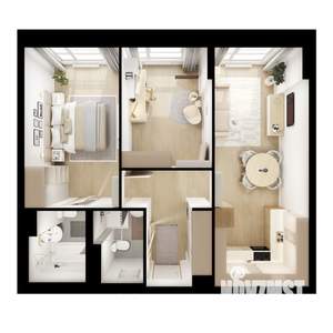 2-к квартира, вторичка, 59м2, 6/9 этаж