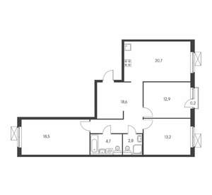 3-к квартира, вторичка, 91м2, 6/9 этаж