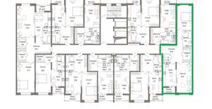 2-к квартира, вторичка, 76м2, 2/9 этаж
