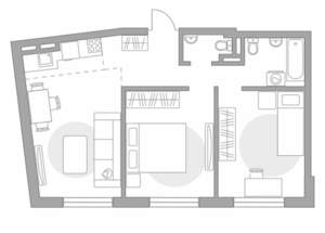 3-к квартира, строящийся дом, 54м2, 6/6 этаж