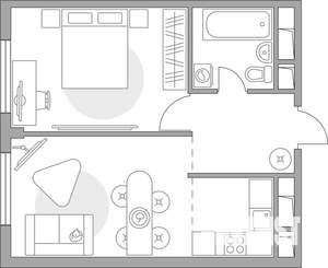 Студия квартира, вторичка, 22м2, 3/14 этаж