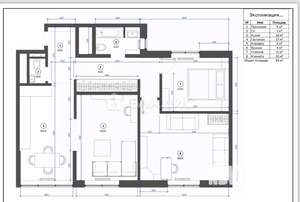 3-к квартира, вторичка, 83м2, 14/22 этаж