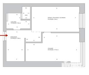 1-к квартира, вторичка, 37м2, 5/45 этаж
