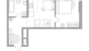 2-к квартира, строящийся дом, 33м2, 2/14 этаж
