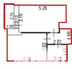 1-к квартира, вторичка, 36м2, 5/25 этаж