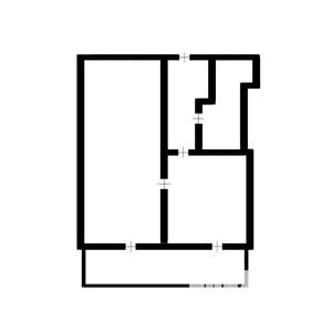 1-к квартира, вторичка, 51м2, 5/17 этаж