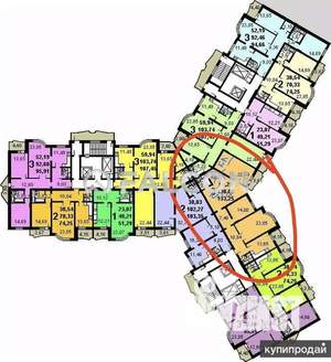 5-к квартира, вторичка, 134м2, 6/24 этаж