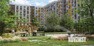 1-к квартира, строящийся дом, 36м2, 2/8 этаж