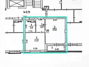 1-к квартира, вторичка, 37м2, 5/8 этаж