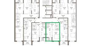 1-к квартира, вторичка, 40м2, 7/9 этаж