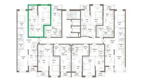 1-к квартира, вторичка, 48м2, 8/9 этаж