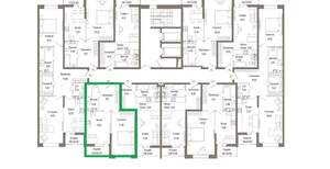 1-к квартира, вторичка, 47м2, 6/9 этаж