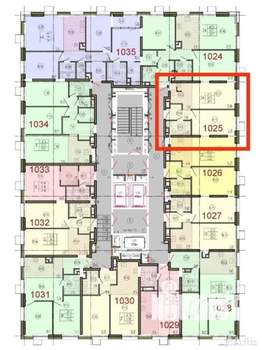 1-к квартира, вторичка, 38м2, 11/28 этаж