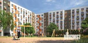 2-к квартира, строящийся дом, 61м2, 6/8 этаж
