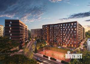 2-к квартира, строящийся дом, 53м2, 5/7 этаж