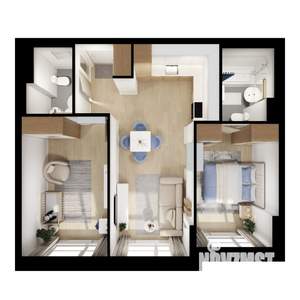 2-к квартира, вторичка, 55м2, 8/9 этаж