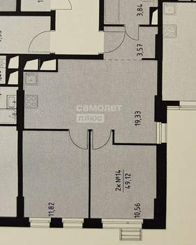 2-к квартира, вторичка, 49м2, 4/31 этаж