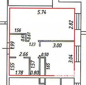 1-к квартира, вторичка, 32м2, 1/6 этаж
