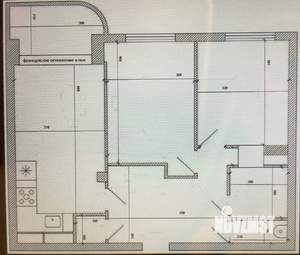 2-к квартира, вторичка, 74м2, 16/23 этаж