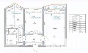 2-к квартира, вторичка, 53м2, 13/17 этаж