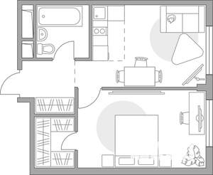 2-к квартира, вторичка, 33м2, 3/14 этаж