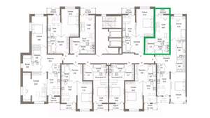 Студия квартира, вторичка, 31м2, 6/9 этаж