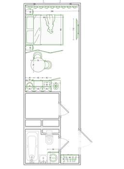 Студия квартира, вторичка, 23м2, 6/8 этаж