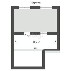 1-к квартира, вторичка, 50м2, 3/3 этаж