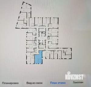 Студия квартира, вторичка, 48м2, 4/34 этаж