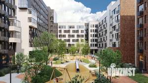 1-к квартира, строящийся дом, 33м2, 4/9 этаж