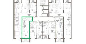 Студия квартира, вторичка, 36м2, 9/9 этаж