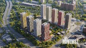 3-к квартира, строящийся дом, 56м2, 18/28 этаж