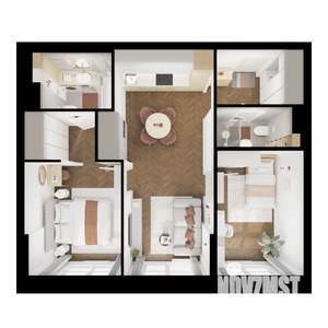 2-к квартира, вторичка, 57м2, 5/9 этаж
