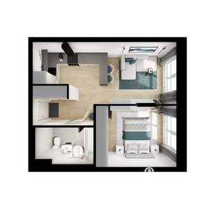 1-к квартира, вторичка, 38м2, 7/9 этаж