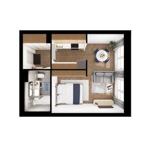 1-к квартира, вторичка, 34м2, 6/9 этаж