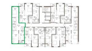 2-к квартира, вторичка, 76м2, 6/9 этаж