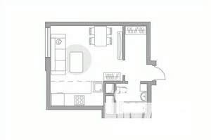 Студия квартира, вторичка, 26м2, 20/25 этаж