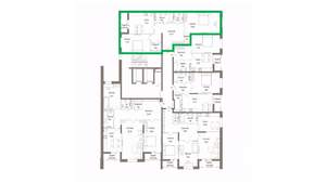 2-к квартира, вторичка, 96м2, 7/9 этаж