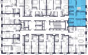 3-к квартира, строящийся дом, 76м2, 8/28 этаж