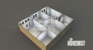 3-к квартира, вторичка, 88м2, 9/25 этаж