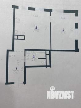 2-к квартира, вторичка, 51м2, 13/25 этаж