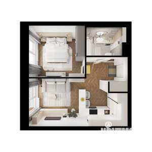 1-к квартира, вторичка, 36м2, 7/9 этаж