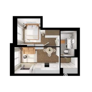 1-к квартира, вторичка, 32м2, 3/9 этаж