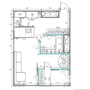 3-к квартира, вторичка, 71м2, 43/44 этаж