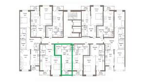 Студия квартира, вторичка, 31м2, 4/9 этаж