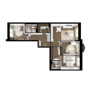 3-к квартира, вторичка, 86м2, 3/9 этаж